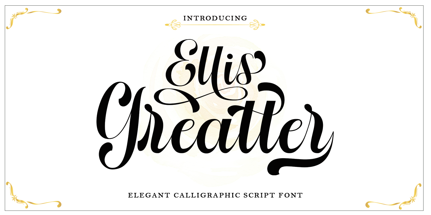 Шрифт Ellis Greatter